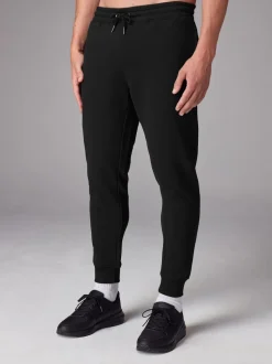 Black Slim Fit Brushback Heavyweight 2 Pack Joggers