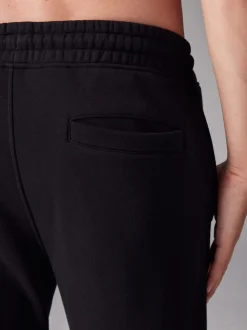 Black Slim Fit Brushback Heavyweight 2 Pack Joggers