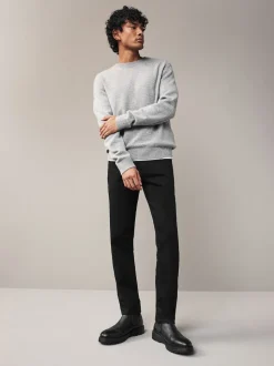 Black Slim Fit Comfort Stretch Jeans