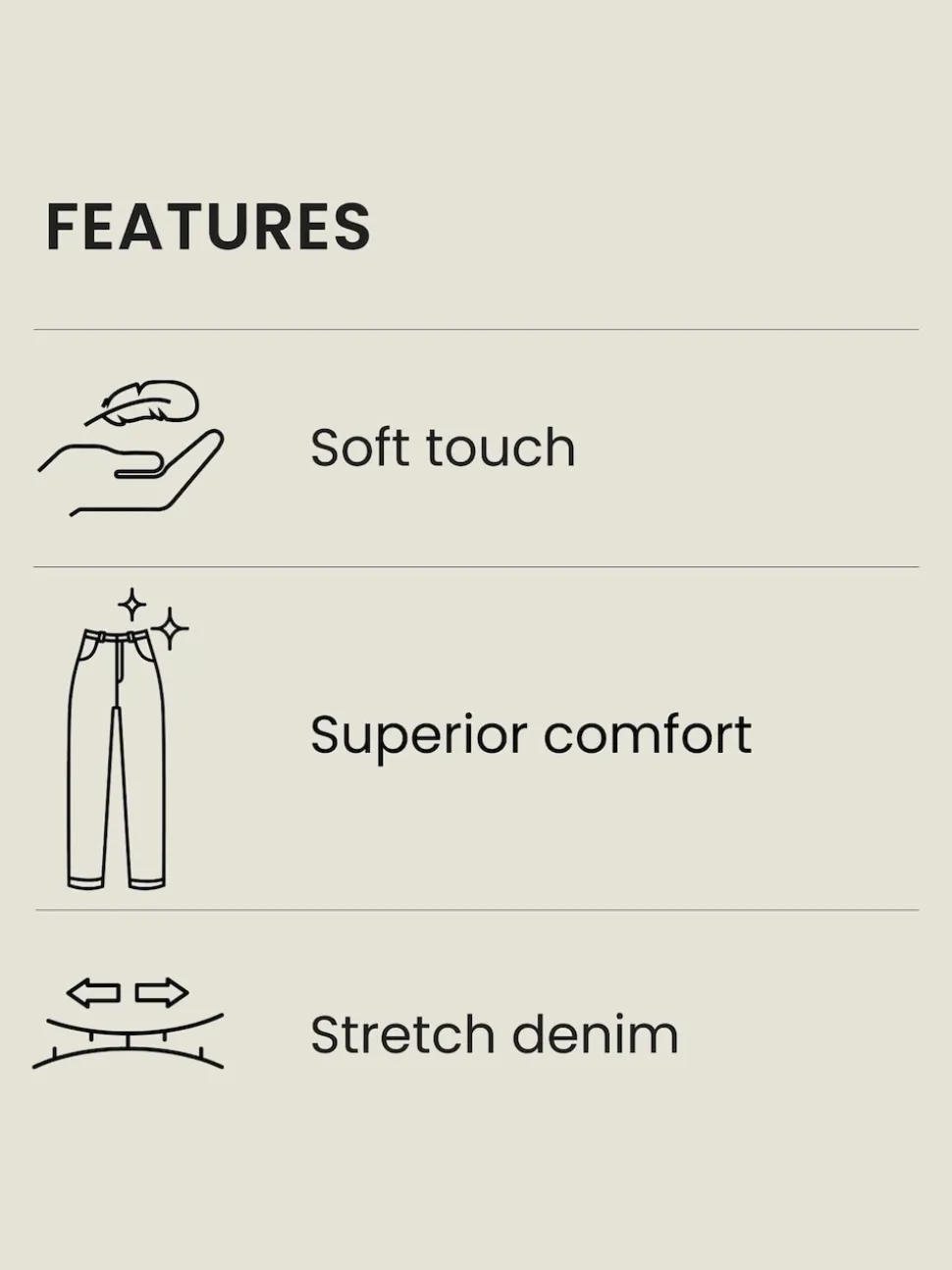 Black Slim Fit Comfort Stretch Jeans