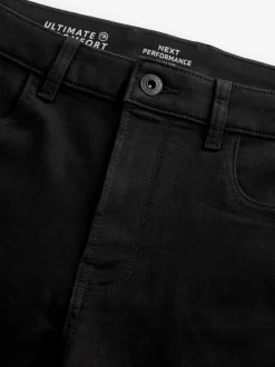 Black Slim Fit Comfort Stretch Jeans