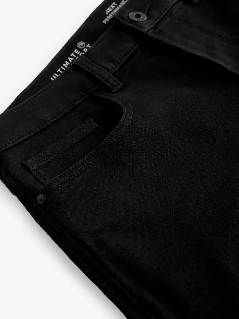 Black Slim Fit Comfort Stretch Jeans