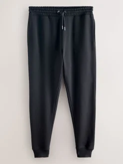 Black Slim Fit Cotton Rich Jersey Joggers 2 Pack