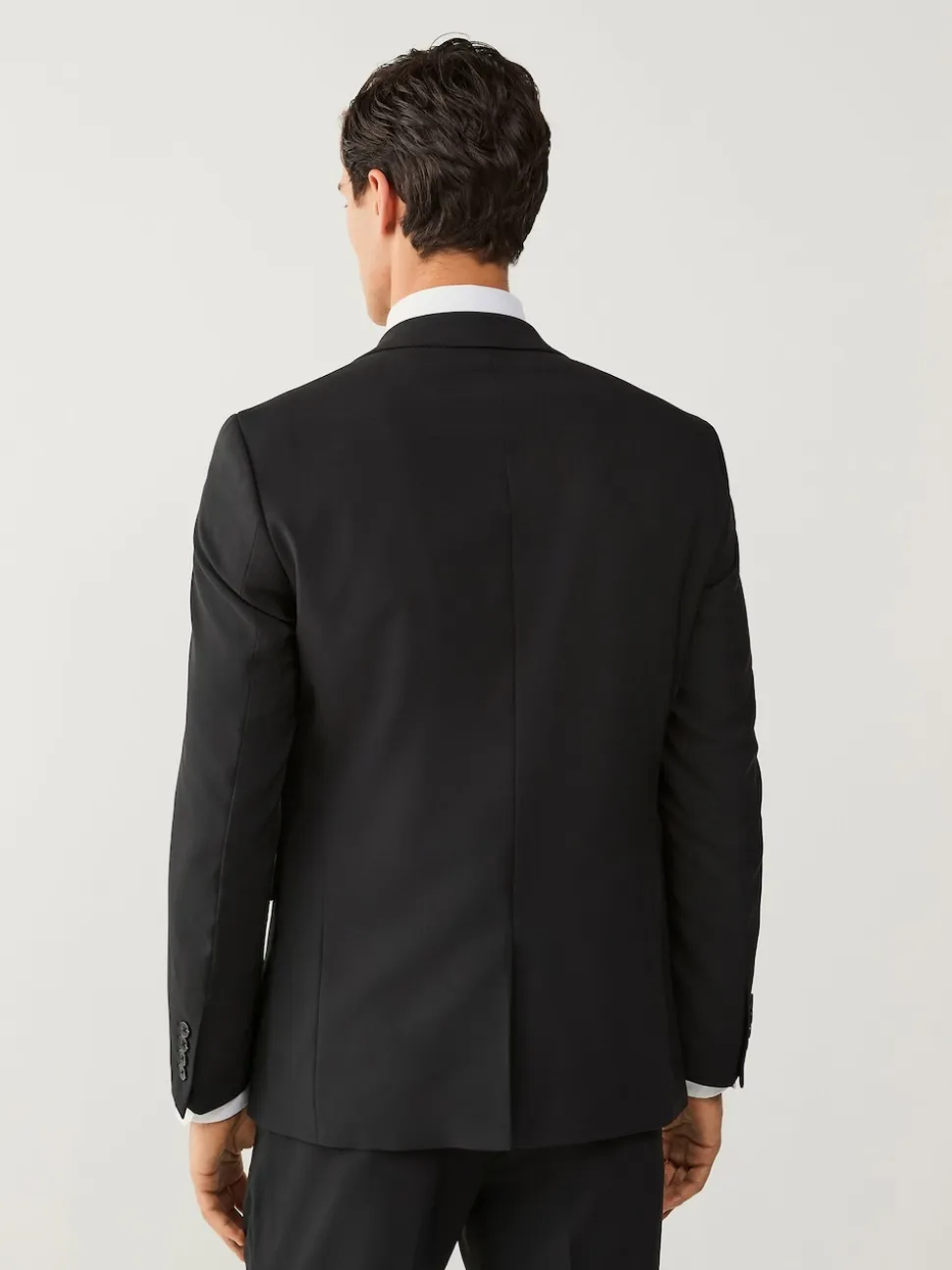 Black Slim Fit Essential Suit Jacket
