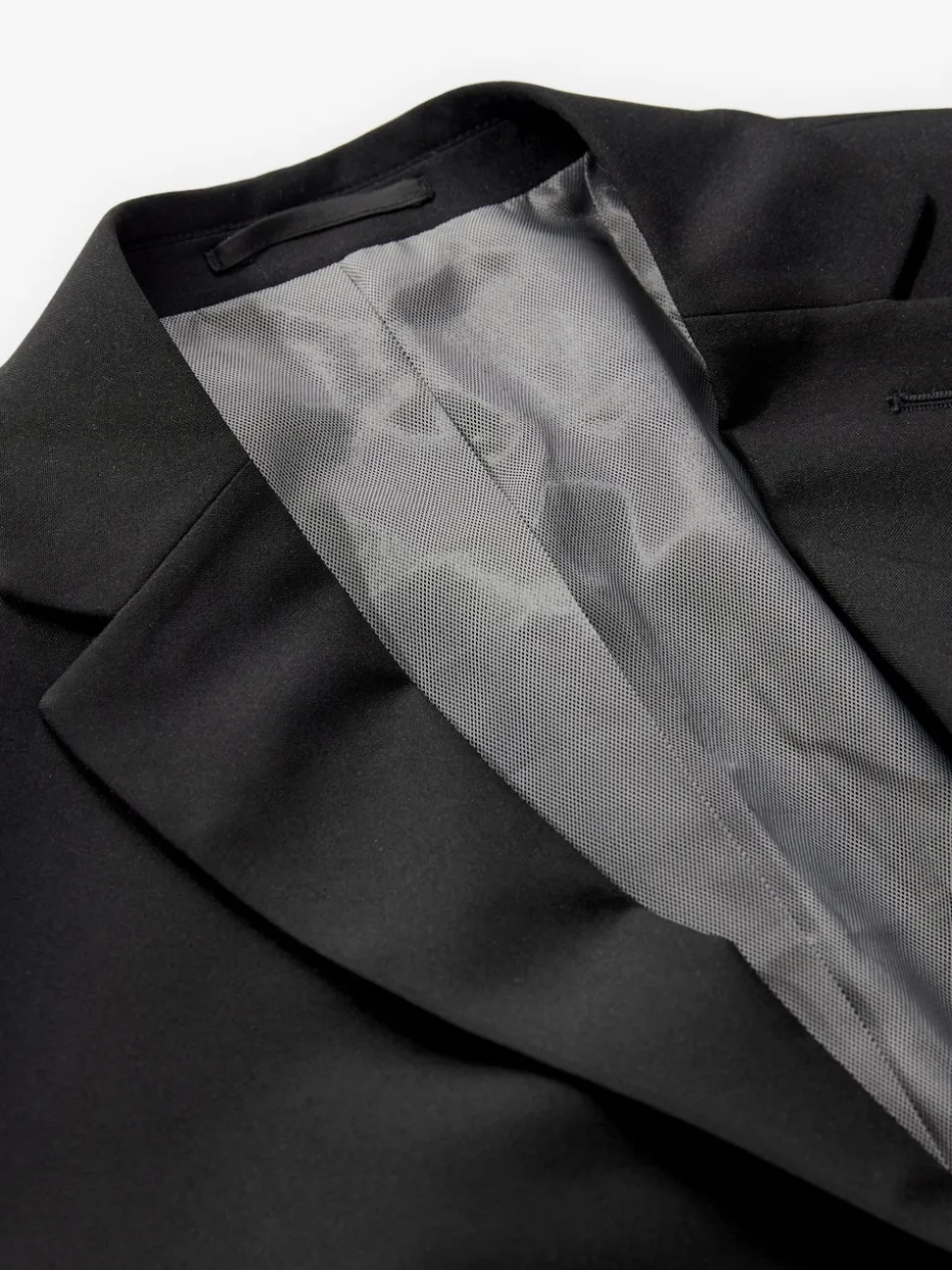 Black Slim Fit Essential Suit Jacket