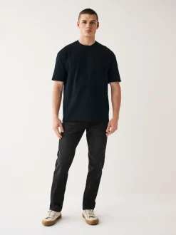 Black Slim Fit Essential Stretch Jeans