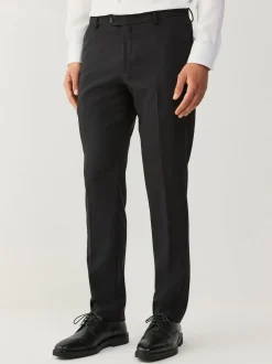 Black Slim Fit Essential Suit Trousers