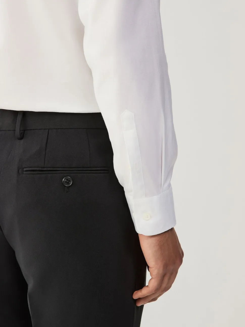 Black Slim Fit Essential Suit Trousers