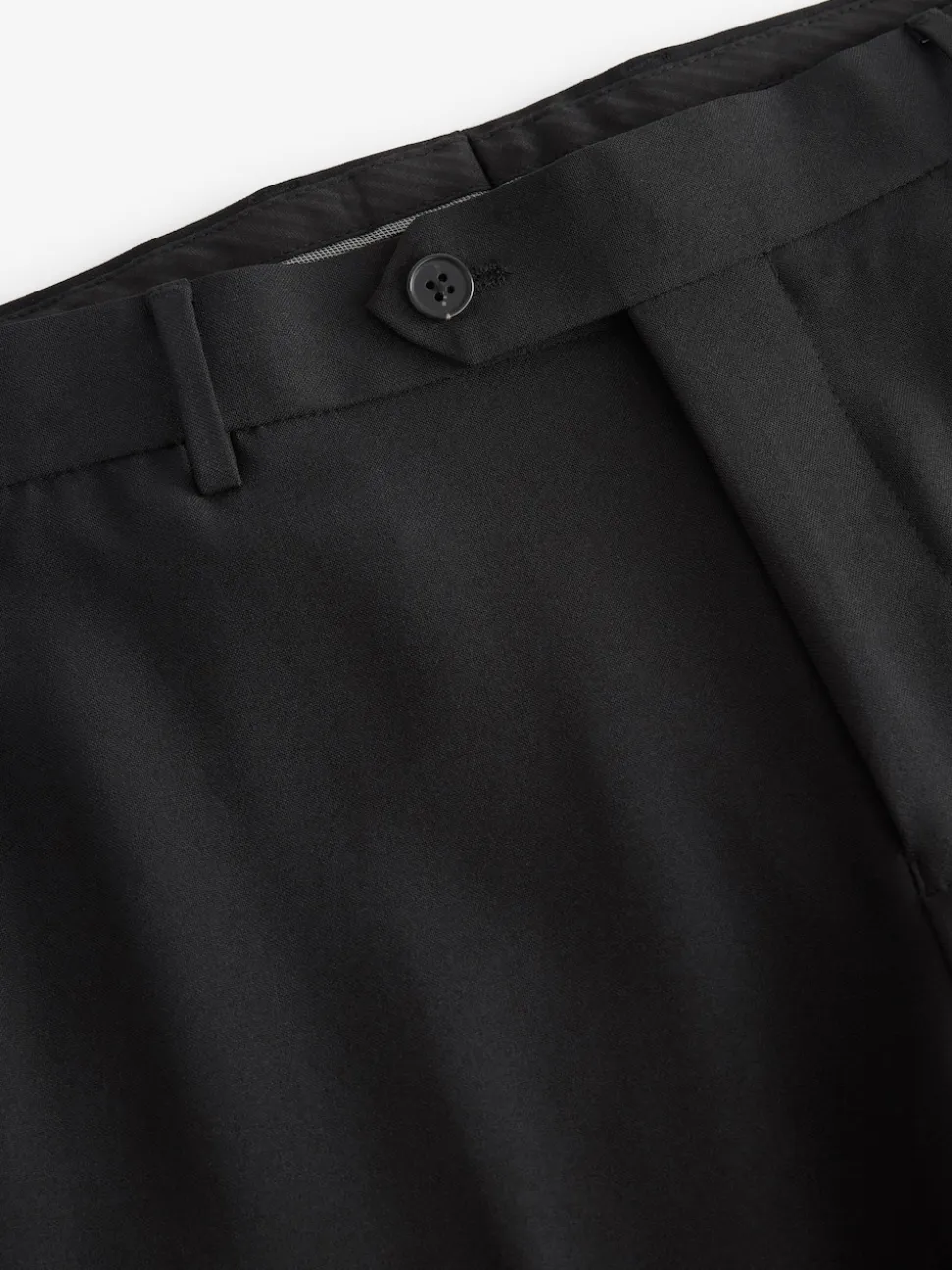 Black Slim Fit Essential Suit Trousers