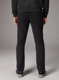 Black Slim Fit Motionflex Chino Trousers