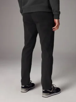 Black Slim Fit Motionflex Chino Trousers