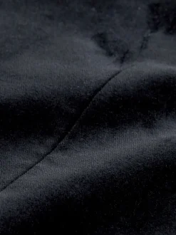 Black Slim Fit Motionflex Stretch Velvet Blazer