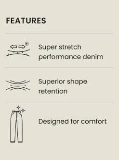 Black Slim Fit Motionflex Jeans