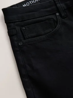 Black Slim Fit Motionflex Jeans