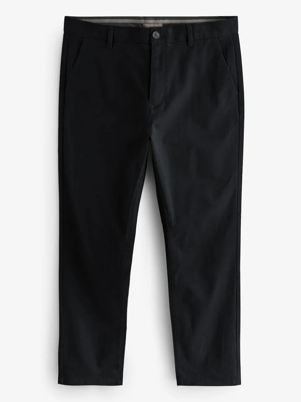 Black Slim Fit Stretch Chinos Trousers