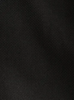 Black Slim Fit Textured Suit Trousers