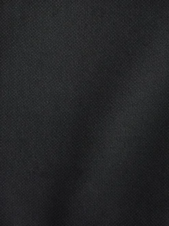 Black Slim Fit Textured Suit Jacket