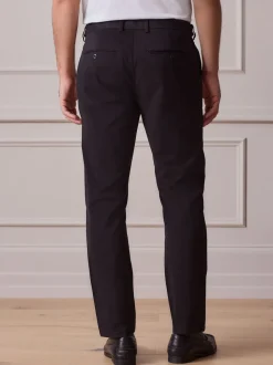 Black Slim Fit Ultimate Chino Trousers