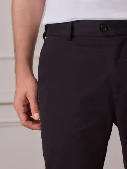 Black Slim Fit Ultimate Chino Trousers