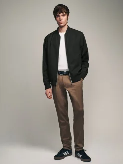 Black Smart Bomber Jacket
