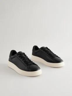 Black Smart Casual Longline Trainers