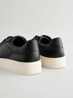 Black Smart Casual Longline Trainers