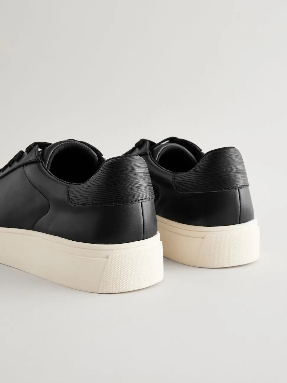 Black Smart Casual Longline Trainers
