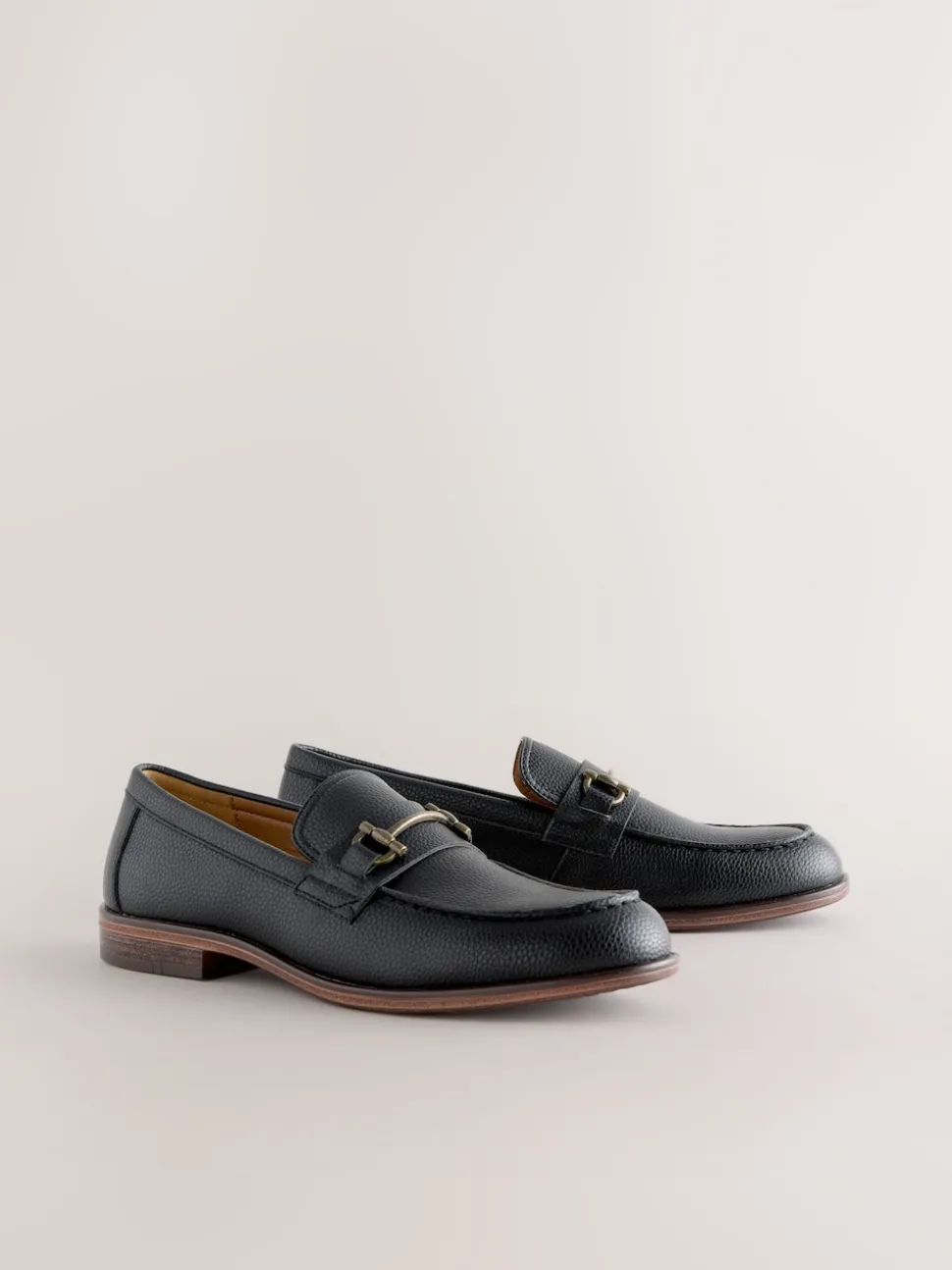 Black Snaffle Loafers