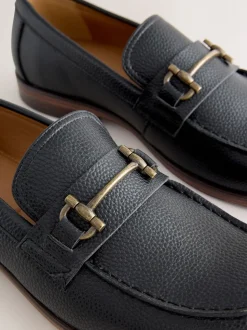 Black Snaffle Loafers