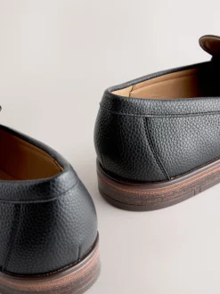 Black Snaffle Loafers