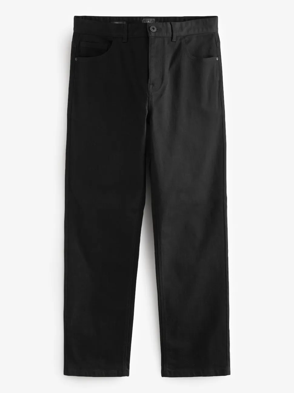 Black Solid Classic Stretch Relaxed Fit Jeans