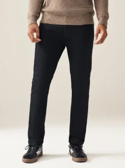 Black Solid Single Skinny Fit Classic Stretch Jeans