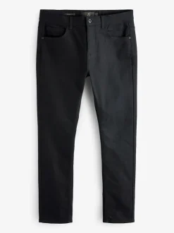Black Solid Single Skinny Fit Classic Stretch Jeans