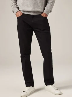 Black Solid Single Slim Fit Classic Stretch Jeans