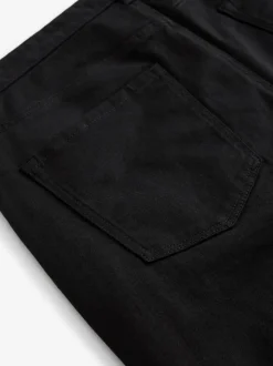 Black Solid Single Slim Fit Classic Stretch Jeans