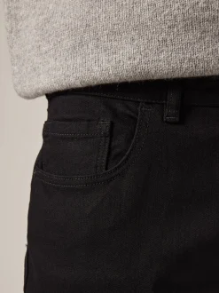 Black Solid Single Slim Fit Classic Stretch Jeans