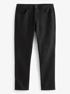 Black Solid Single Slim Fit Classic Stretch Jeans