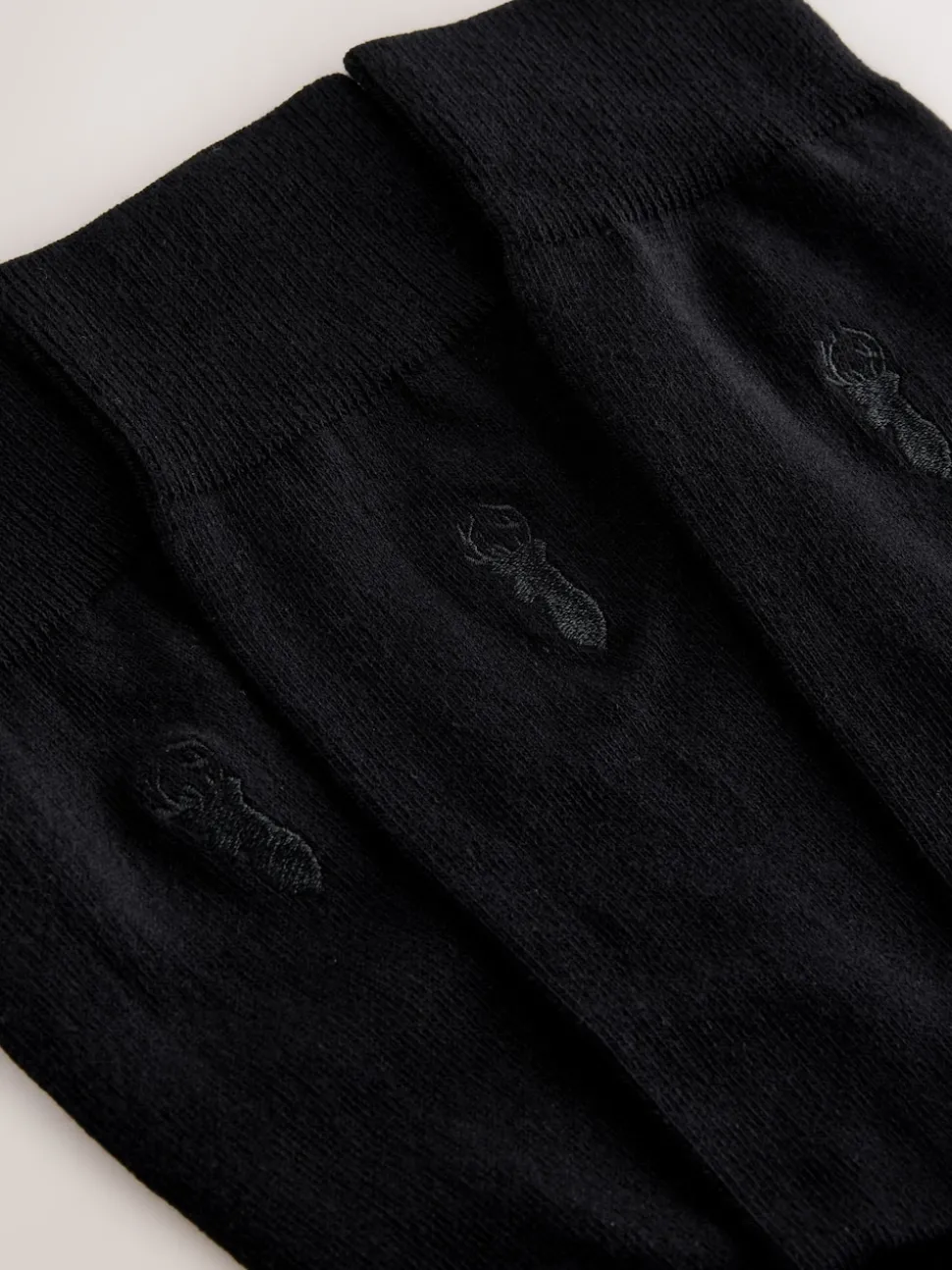 Black Stag 5 Pack Multi Stag Lasting Fresh Embroidered Socks