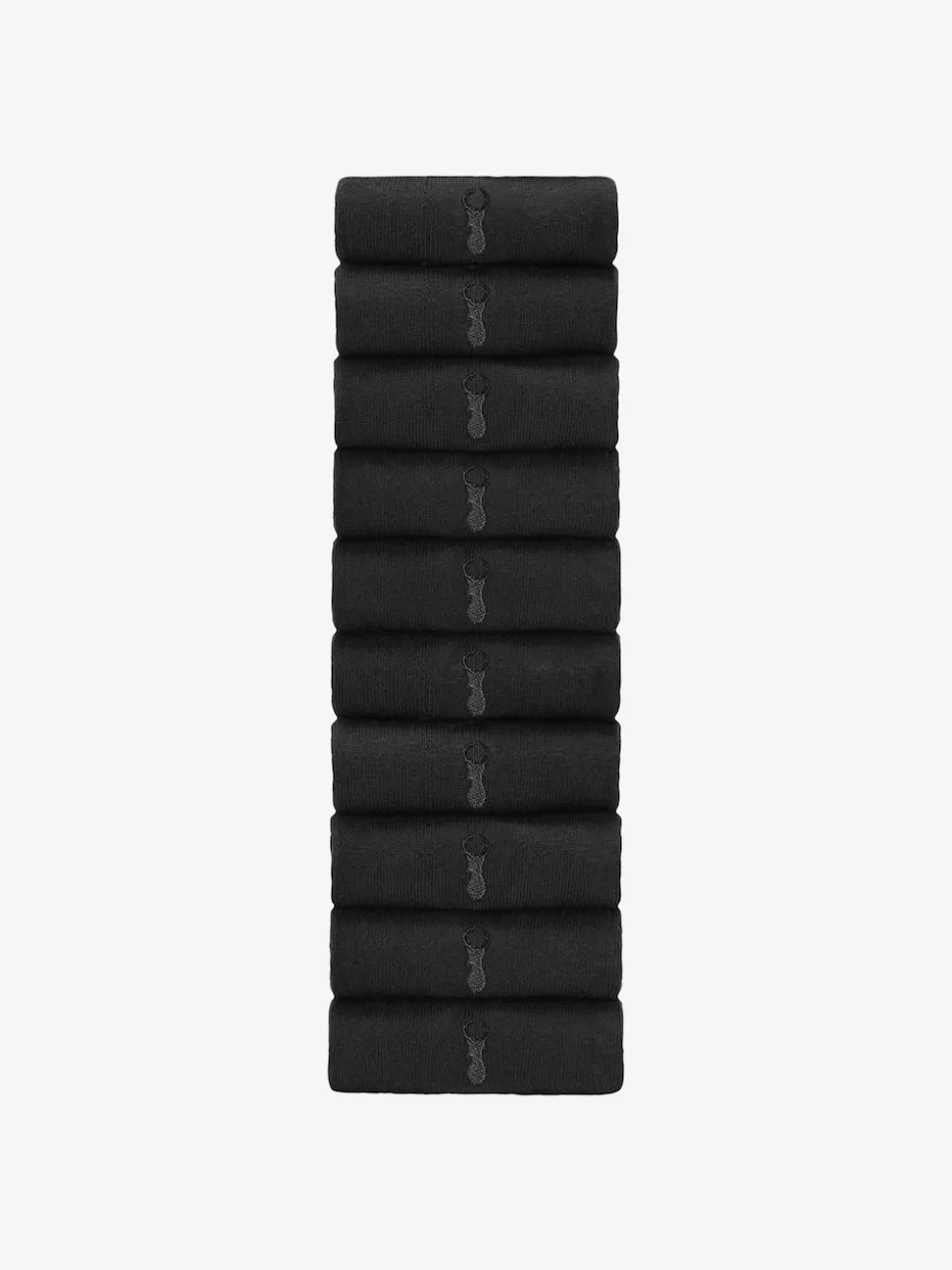 Black Stag 10 Pack Multi Stag Lasting Fresh Embroidered Socks