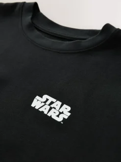Black Star Wars Licence T-Shirt