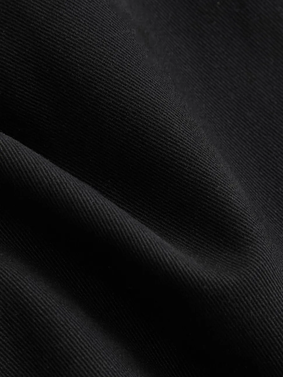 Black Straight Fit Belted Soft Touch Chino Trousers