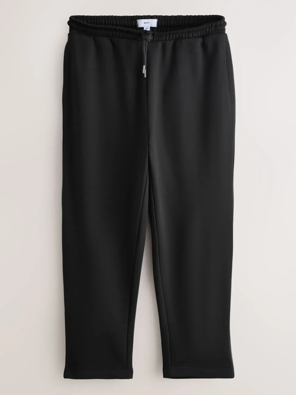 Black Straight Fit Brushback Heavyweight 2 Pack Joggers