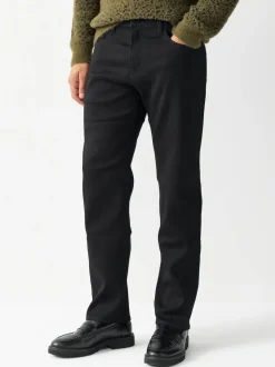 Black Straight Fit Comfort Stretch Jeans