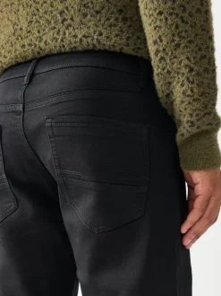 Black Straight Fit Comfort Stretch Jeans