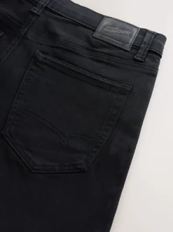 Black Straight Fit Motionflex Jeans