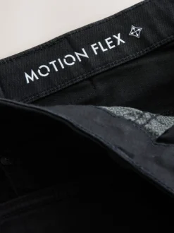 Black Straight Fit Motionflex Jeans