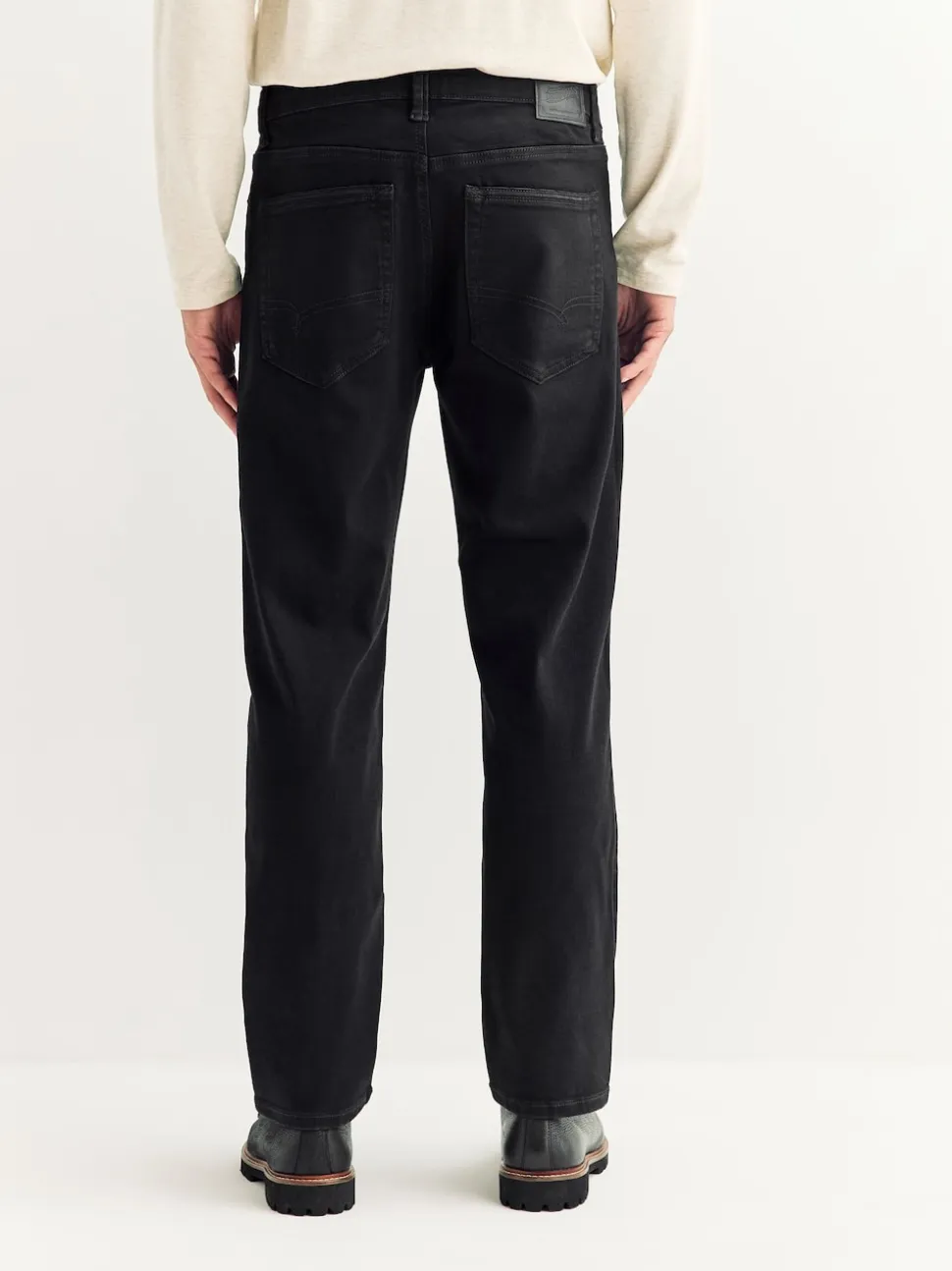 Black Straight Fit Motionflex Jeans