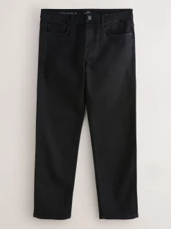 Black Straight Fit Motionflex Jeans