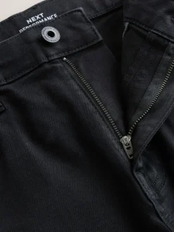 Black Straight Fit Motionflex Jeans