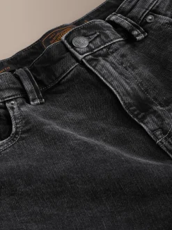 Black Straight Fit Signature Soft Touch Denim Jeans